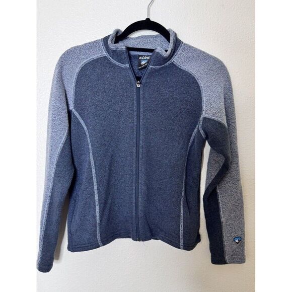 Kuhl Jacket Kids XL Gray Alfpaca Fleece Full Zip YouthOutdoors Outerwear